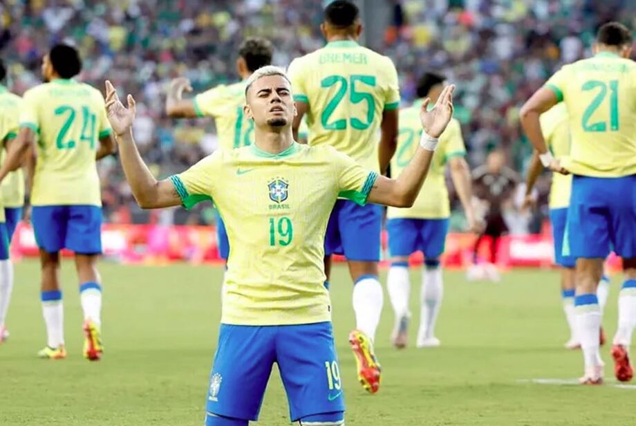 Andreas Pereira foi convocado por Ancelotti para enfrentar a Bolívia após corte de Kaio Jorge.