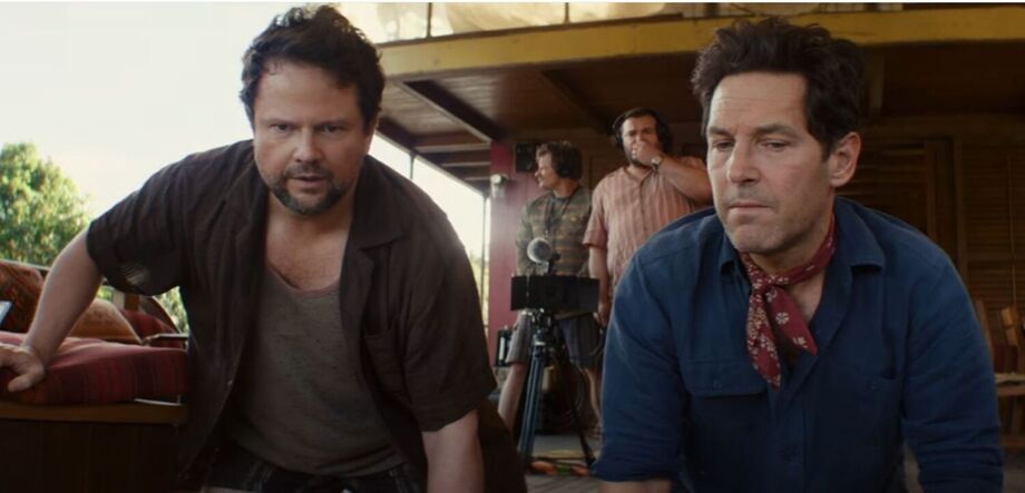Selton Mello e Paul Rudd em cena de 'Anaconda'