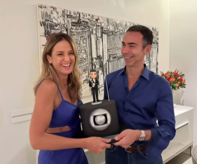 Apresentadora celebrou nas redes a promoção de Tralli ao JN