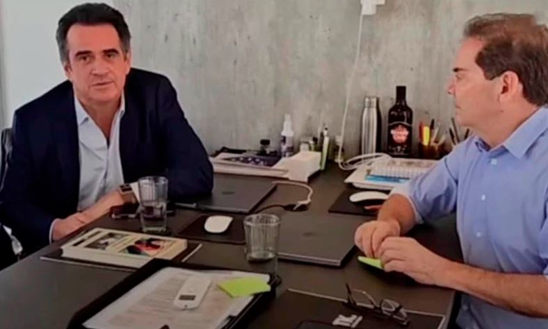 Deputado Paulinho da Força e senador Ciro Nogueira discutem PL da dosimetria em vídeo publicado nas redes sociais.
