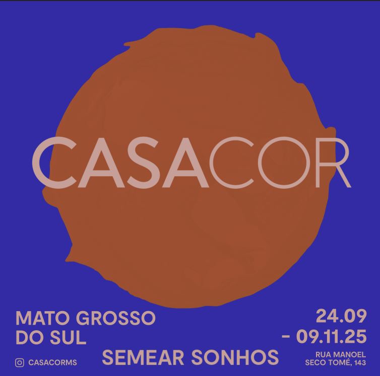 Casacor MS 2025 abre em setembro com 35 ambientes e atrações gastronômicas em Campo Grande.
