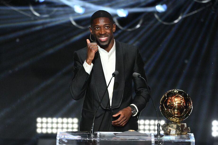 Ousmane Dembélé, do PSG, foi o grande vencedor da premiação
