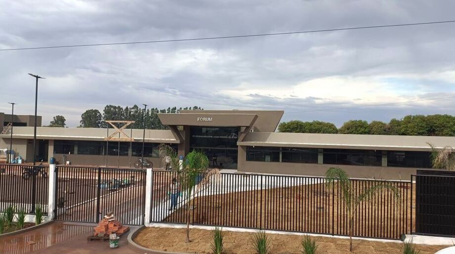 O novo Fórum de Maracaju, com investimento de mais de R$ 10 milhões, será inaugurado nesta quinta-feira.