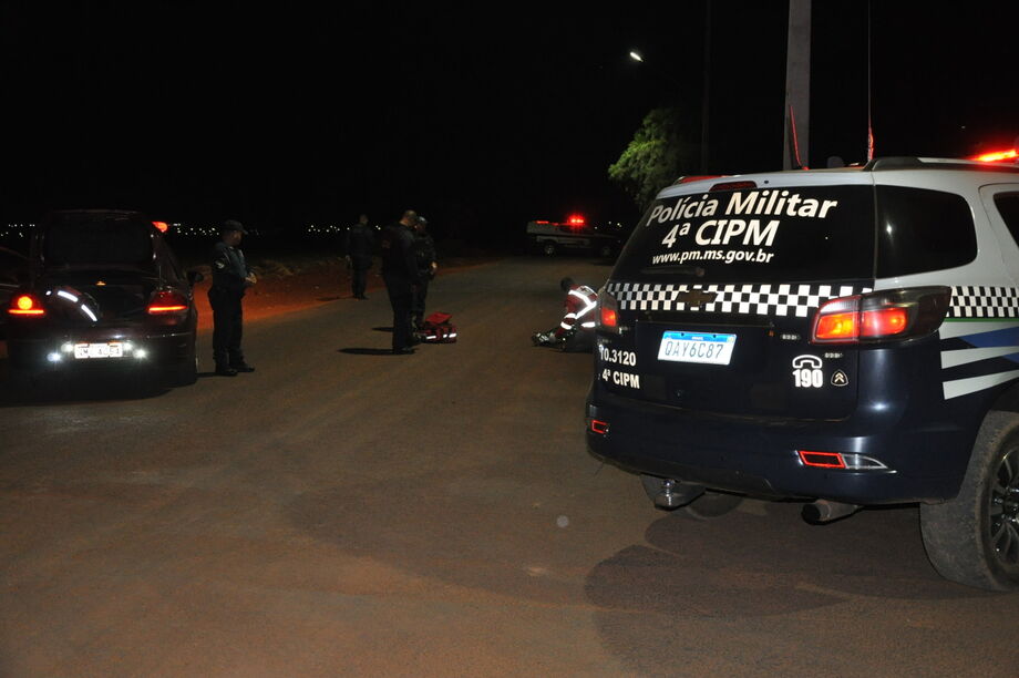 Crime aconteceu na Avenida 33, esquina com a rua P-15, no bairro Planalto, em Chapadão do Sul