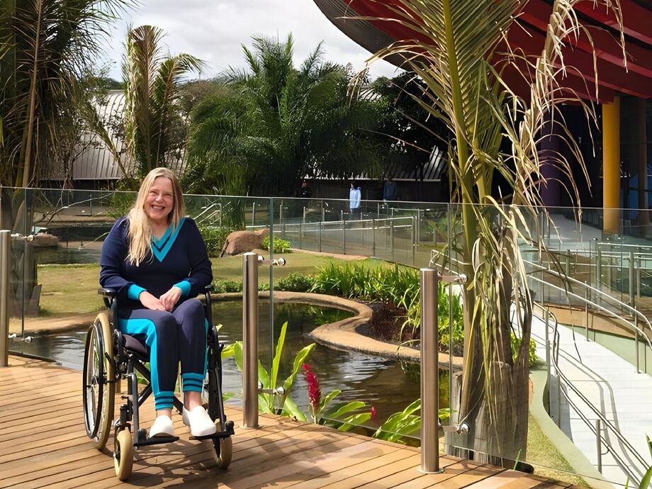 Giselle Maria Ferreira Lourenço realiza sonho de passeio ao Bioparque Pantanal em meio ao tratamento de cuidados paliativos.