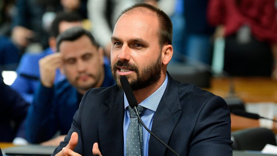 Eduardo Bolsonaro está nos Estados Unidos.