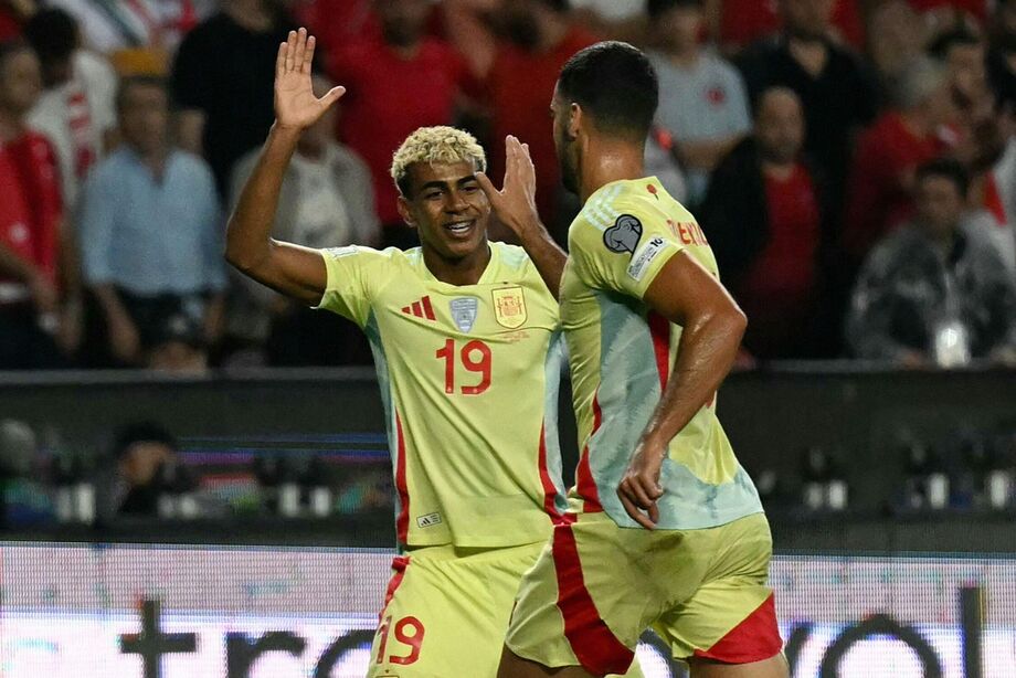 Espanha não encontrou dificuldades para golear a Turquia pelas Eliminatórias da Copa do Mundo de 2026.