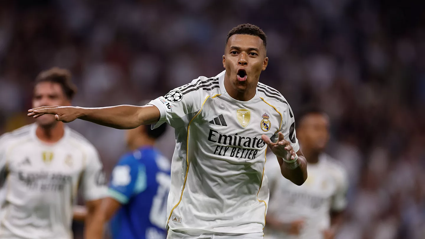 Mbappé decide e Real Madrid vence o Olympique na estreia da Champions.