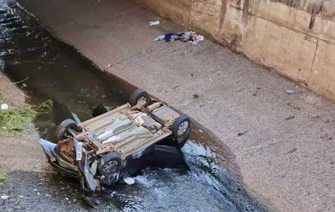 Gabriel Vieira Santos, 29, dirigia um Onix quando bateu em um Polo e caiu no Córrego Segredo.