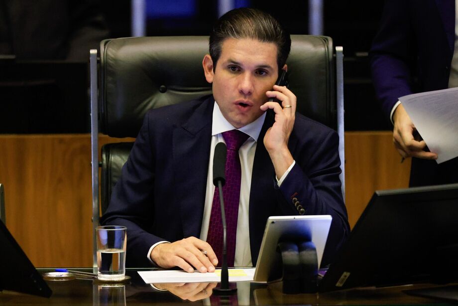 O presidente da Câmara dos Deputados, Hugo Motta (Republicanos-PB).