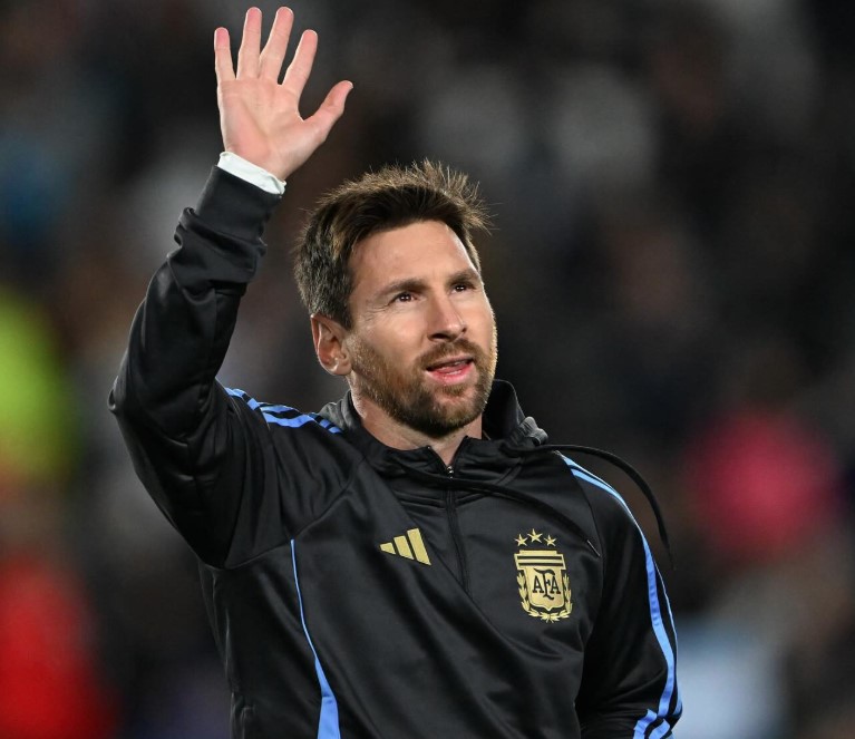 O craque argentino disputou sua última partida pela seleção no próprio país