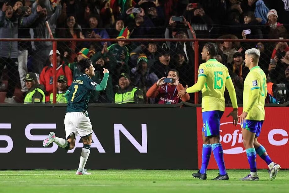 Bolívia ganha do Brasil e pode se classificar para Copa de 2026