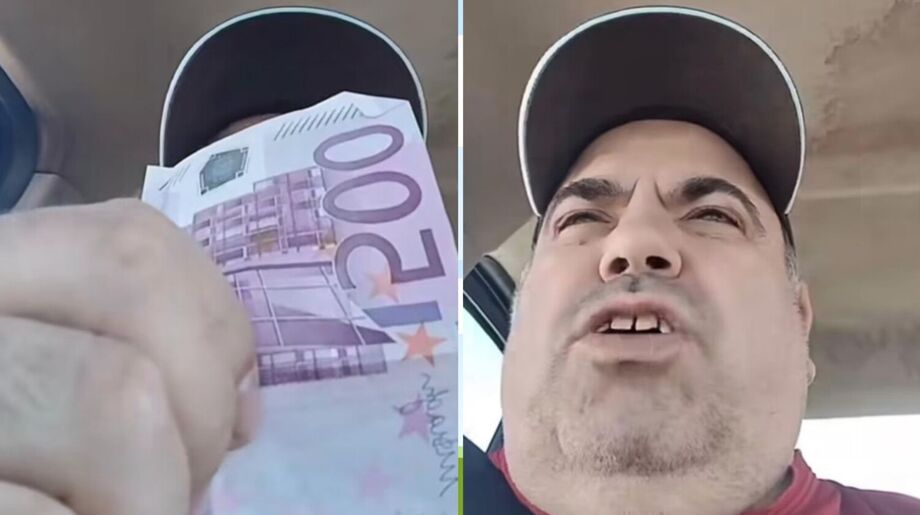 Vídeo no qual João Paulo Silva Oliveira oferece dinheiro por cabeça de brasileiro viralizou no TikTok. Foto: Reprodução/TikTok via @chefe1lince