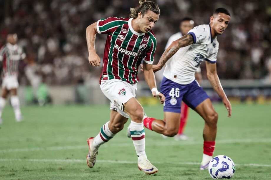 Canobbio fez o gol que abriu o placar para o Fluminense no Maracanã.