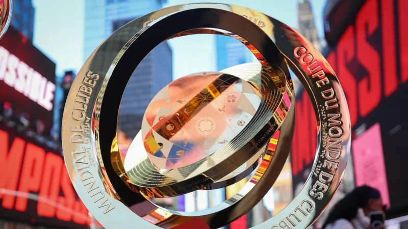 Troféu da Copa do Mundo de Clubes.