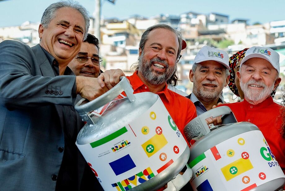 O Presidente da República, Luiz Inácio Lula da Silva, durante cerimônia de anúncio do Programa Gás do Povo.