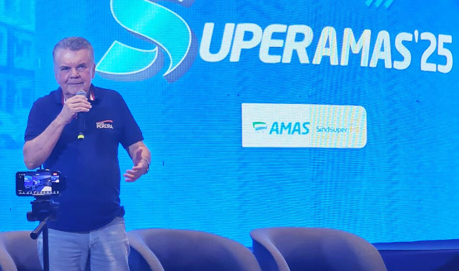 O presidente do Grupo Pereira, Beto Pereira, abriu o evento