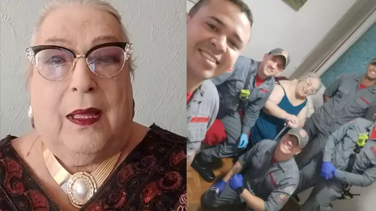 Mamma Bruschetta é socorrida por bombeiros