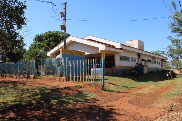 Unidade de saúde da aldeia Bororó, em Dourados (MS), que recebeu os novos equipamentos do projeto de telessaúde do HU-UFGD.