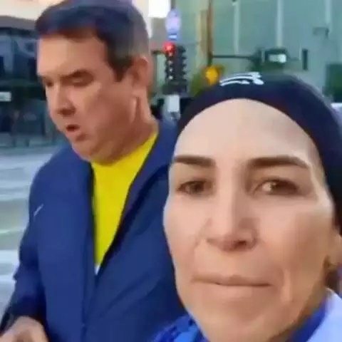 Riedel corre com a esposa em Chicago antes da maratona e destaca apoio nas metas pessoais: Compromisso é apoiar quem a gente ama.