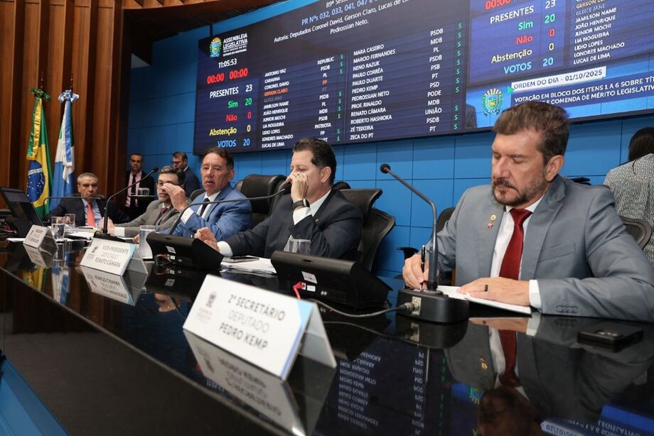 Entre os assuntos debatidos pelos parlamentares durante a sessão plenária, a campanha Outubro Rosa