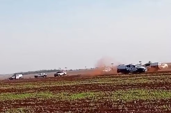 Liderança indígena Valdelice Veron está entre os feridos em confronto entre Guarani-Kaiowá e Polícia Militar em Caarapó