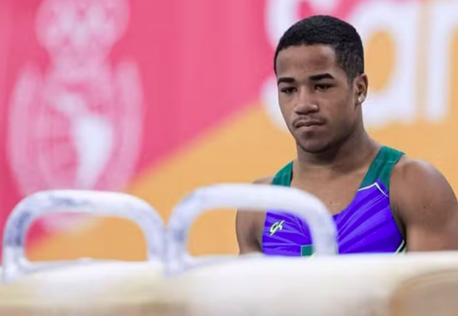 Guilherme Augusto, ginasta do Clube Pinheiros.