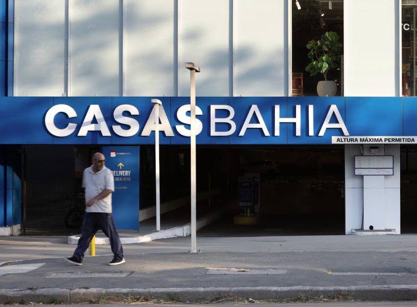 Fachada das Casas Bahia em SP.