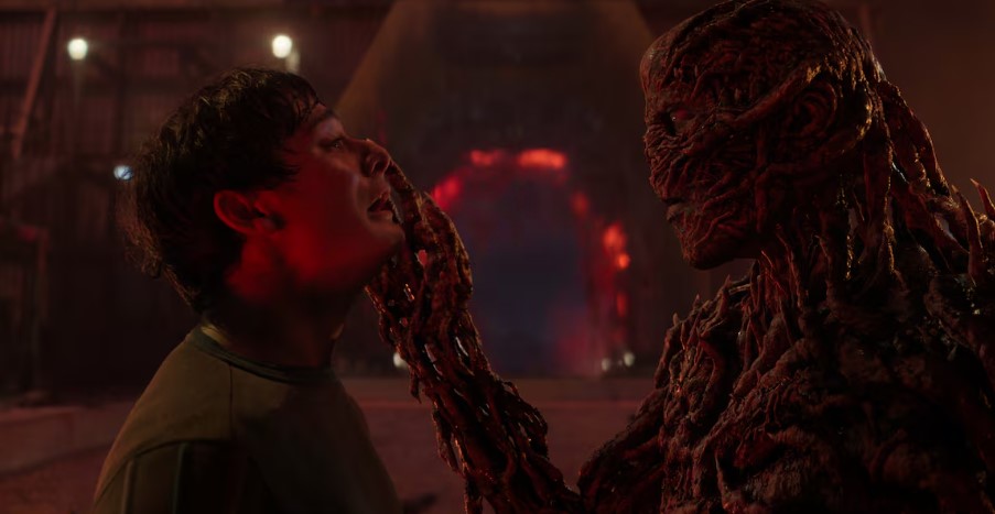 Vecna encontra Will em cena da 5ª temporada de 'Stranger Things'.