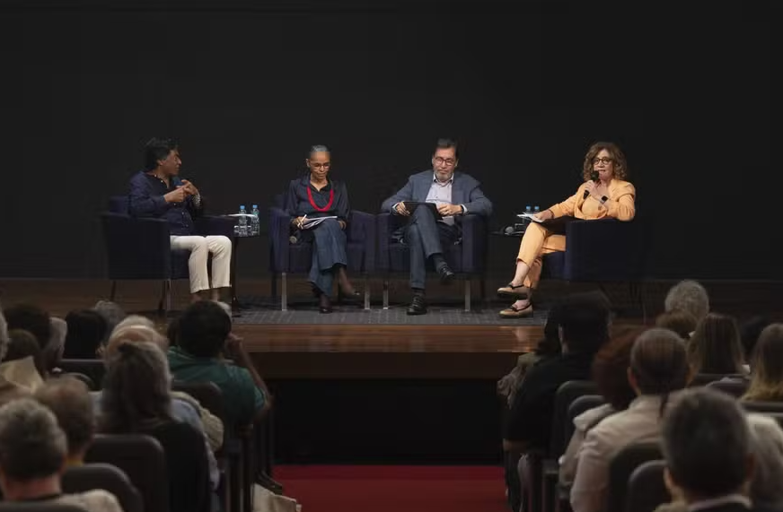 A 32 dias da COP 30, Ailton Krenak e Marina Silva falaram das suas perspectivas para o evento sob o olhar de Merval Pereira e a coordenação de Míriam Leitão: COP 30