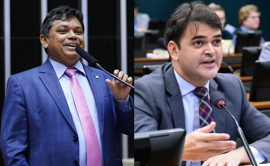 Os deputados Marcio Jerry (PCdoB) e Rubens Pereira Junior (PT)