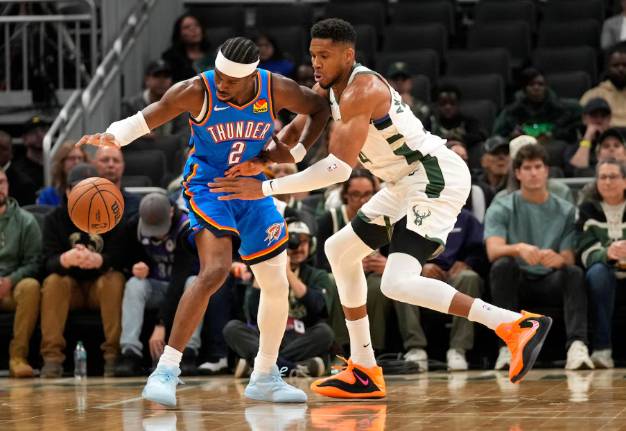 Shai Gilgeous-Alexander e Giannis Antetokounmpo são dois destaques da NBA para a temporada 2025-26