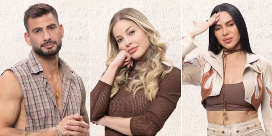 'A fazenda 17': Nizam, Saory e Tamires estão na roça