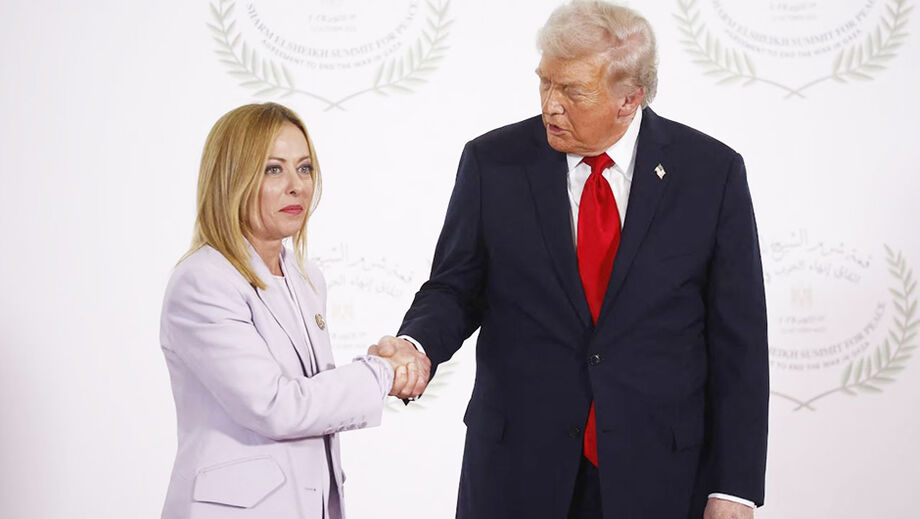 Giorgia Meloni foi chamada de linda por Donald Trump durante cúpula de Gaza.