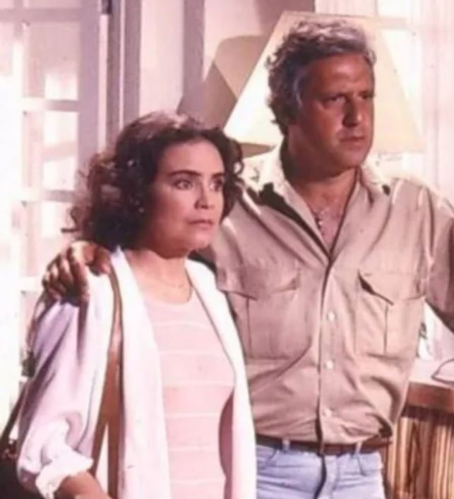 Antônio Fagundes e Regina Duarte em cena de 'Vale Tudo' (1988)