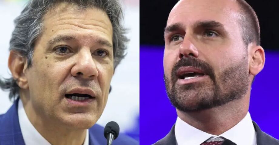 Fernando Haddad lidera em três dos quatro cenários simulados para o Senado em SP, mas enfrenta empate técnico com candidato bolsonarista Eduardo Bolsonaro