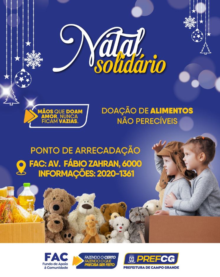 Prefeitura lança Campanha Natal Solidário 2025