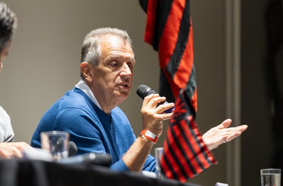 Presidente do Flamengo, Luiz Eduardo Baptista, o Bap