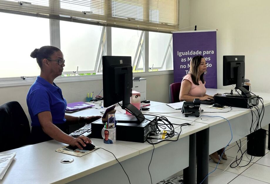 Acolhimento humanizado e encaminhamento seguro ao mercado de trabalho: missão da Sala da Funsat na Casa da Mulher Brasileira.