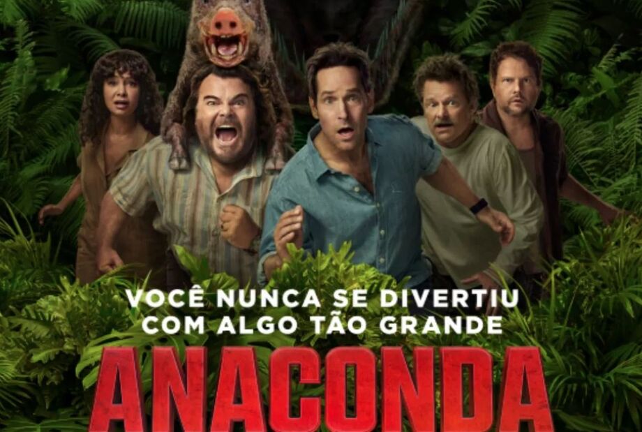 Selton Mello divide o protagonismo com Jack Black e Paul Rudd no novo Anaconda, que estreia nos cinemas em 25 de dezembro.