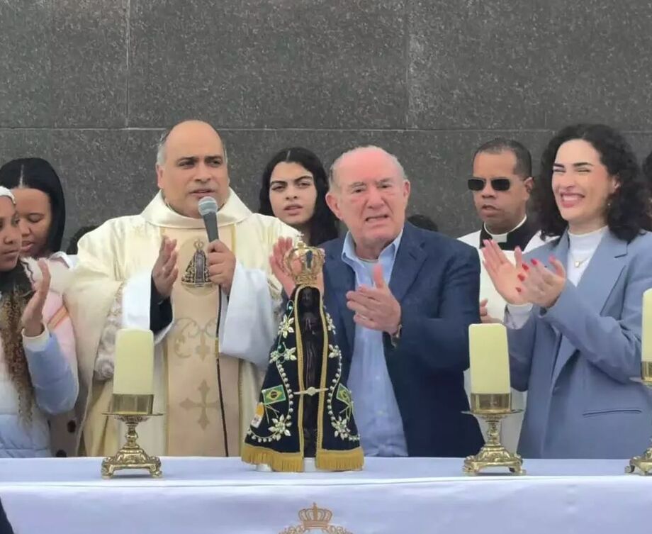 Missa celebra 94 anos do Cristo Redentor com presença de Renato Aragão e homenagem à padroeira do Brasil.