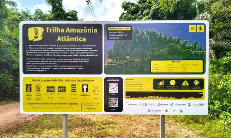 Estruturação e sinalização da trilha estão em fase final