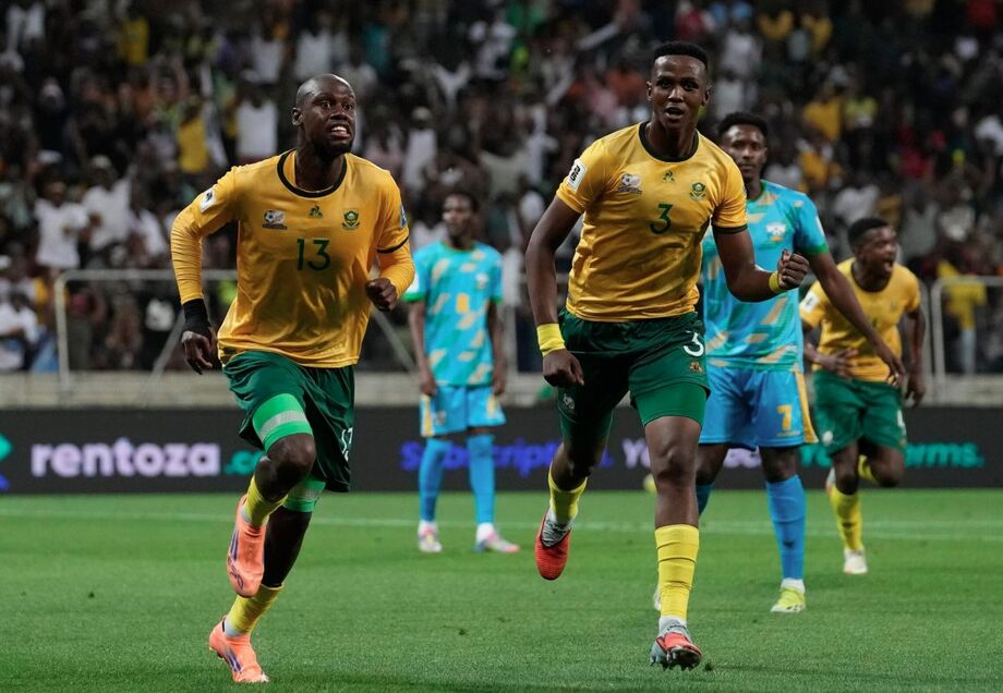 África do Sul celebra a volta à Copa do Mundo após 16 anos com vitória tranquila sobre Ruanda