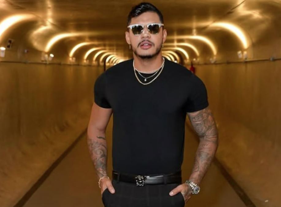 O rapper Hungria, que está internado em Brasília sob suspeita de ter consumido bebida adulterada.