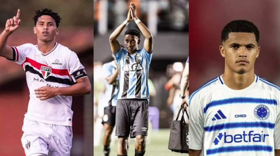 Ângelo Candido, Gabriel Mec e Kauã Prates: os brasileiros da lista de promessas do futebol mundial de 2025