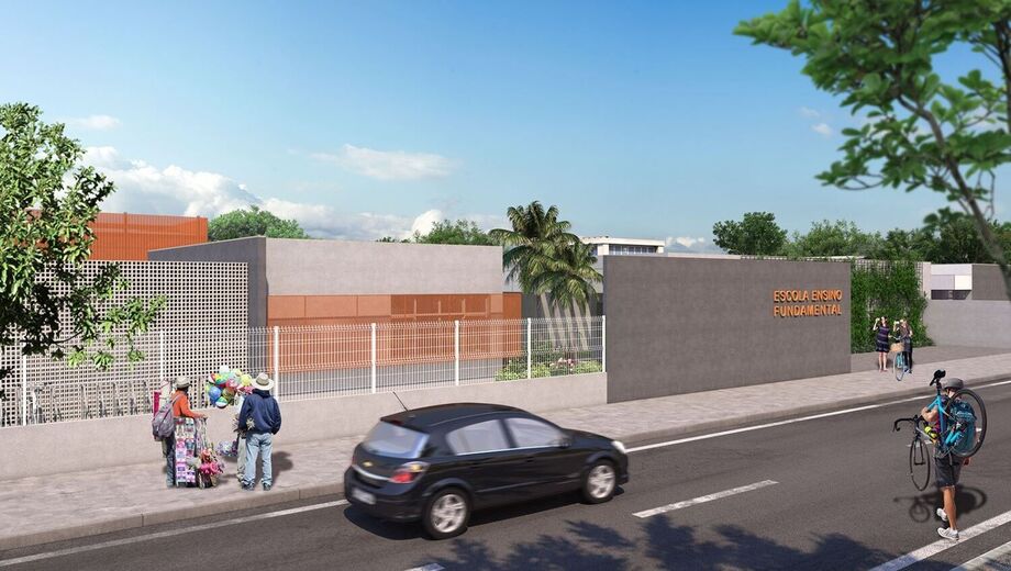 A nova escola faz parte de um conjunto de investimentos que ampliam a estrutura da rede pública.