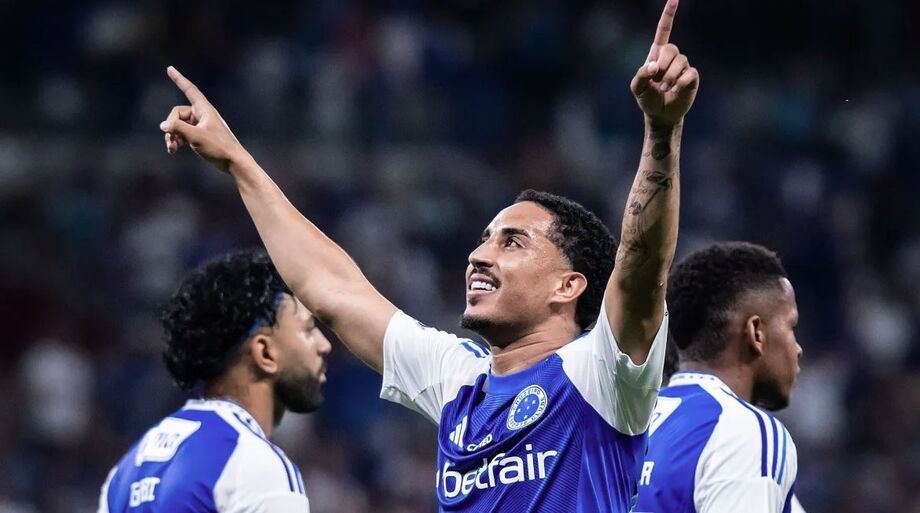 Christian marcou o gol da vitória do Cruzeiro sobre o Fortaleza no Mineirão