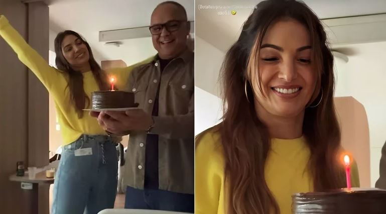Patrícia Poeta celebrou seus 49 anos com surpresa do filho, internado há dois meses