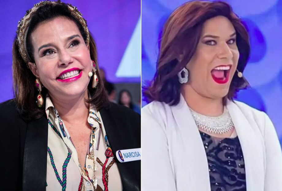 Narcisa Tamborindeguy criticou Tiago Barnabé, humorista que a imita no SBT