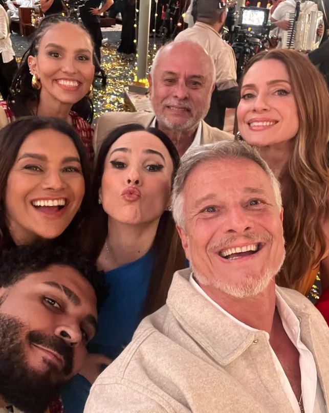 Tata Werneck compartilhou bastidores da gravação da vinheta de fim de ano da Globo